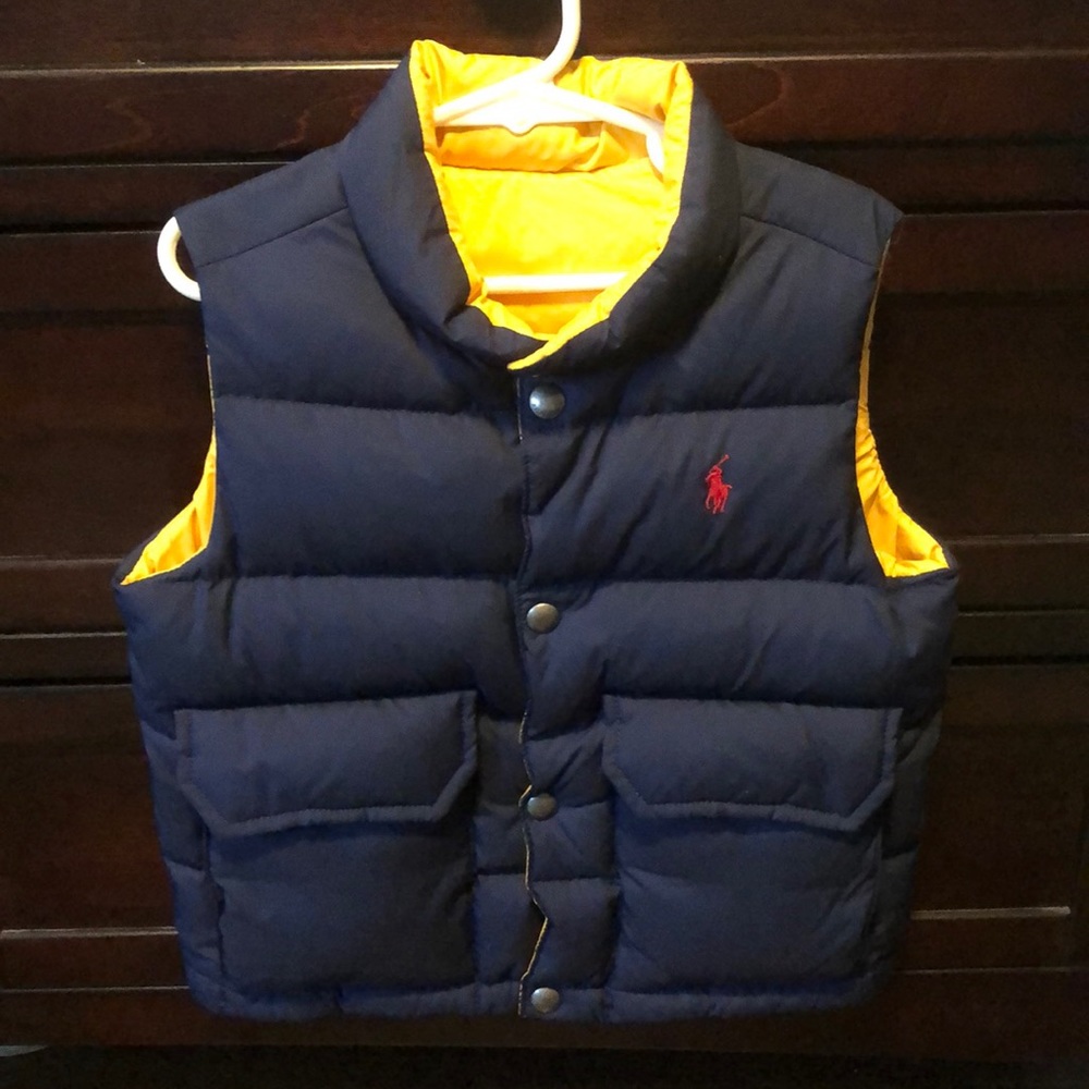 Reversible Polo by Ralph Lauren  puffer vest.